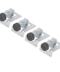 Rock Solid Heavy Duty Adjustable Leveling Feet For Stable Furniture, Anti Scratch Iron Set Of 4 with locking levelers