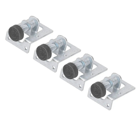 Rock Solid Heavy Duty Adjustable Leveling Feet For Stable Furniture, Anti Scratch Iron Set Of 4 with locking levelers