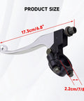 7/8 Inch Mini Bike Clutch Lever Perch with dimensions for 7/8 Handlebar Fits Popular Mini Bikes Including Coleman CT200U BT200X