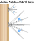 Adjustable Angle Base of 30 Pair Set 1/8 Inch Cable Railing Kit With Swage Toggle Turnbuckle Hardware for stairs