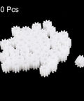 50 Pack Plastic Gears With 9 Teeth Model 092A Worm Gear Set for RC Cars and Robot Motors arranged in a pile on black background