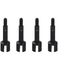 Top Shelf Steel Drive Shaft And Wheel Stub Axle Dogbones Adapter With Axle Hub For Wltoys 144001 14 Scale RC Car Buggy upgrade parts set of four