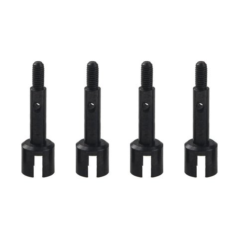 Top Shelf Steel Drive Shaft And Wheel Stub Axle Dogbones Adapter With Axle Hub For Wltoys 144001 14 Scale RC Car Buggy upgrade parts set of four