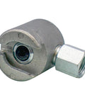 Heavy Duty Giant Button Head Grease Coupler For Seven Eighths Inch Button Head Fittings, 4000 PSI Max, 3000 PSI Working, Silver