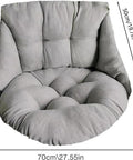 Ultra Cozy Hammock Chair Cushion For Patio And Garden Hanging Basket Egg Chair Thick Nest Back Pillow Round Seat Pad