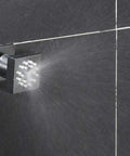 Shower Body Spray Jets 2 In 1 Brass Spa Showerhead Wall Mount Dual Function Rainfall And Mist Shower Head Nozzles in action
