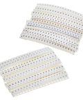 All In One SMD Capacitor And Resistor Kit With 2460 Pieces showing tape reels of chip parts for DIY projects.