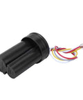 450V AC CBB60 5 UF Plus 3 UF Double Start Capacitor for Washing Machine Motors, black CBB60 poly film with wires
