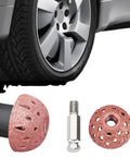 Get This 38mm Tire Repair Grinding Head With Coarse Grit Buffing Wheel And Linking Rod for vehicle tread preparation.