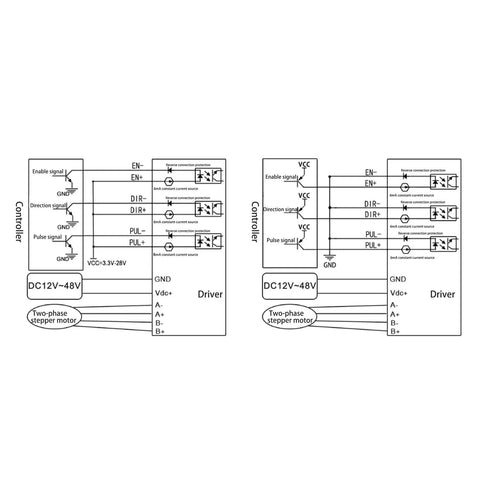 Precision Rail Slide Stage SPX615L With Cross Roller X Axis Platform And Stepper Motor Drive For CNC Machinery wiring diagram