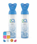 Portable Oxygen Canister Set Two Pack 12L With Four Fragrance Options And One Mouth And Nose Mask For Sports Travel Altitude And Fitness Lightweight Easy To Carry Up To Nine Hundred Inhalations