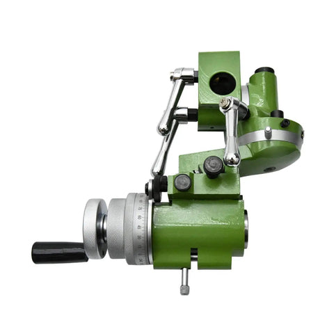 Beast Mode Premium Universal Knife Holder And Sharpener Designed For Milling Cutters Engraving Blades And Router Bits Quick Release Diy Grinding Workstation green sharpener with adjustable knobs and a sturdy base.