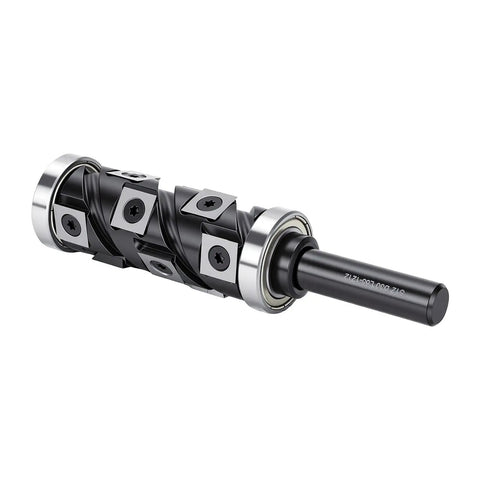 Ditch The Shaker And Get Flawless Flush Trim Cuts With This Zero Deviation 1/2 Inch Shank Carbide Bit for trimming wood edges.
