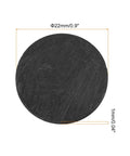 Graphite Block Plates 22x1mm Set Of 15 For Melting And Casting, round graphite plate with size dimensions
