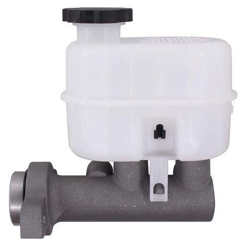 Side view of Brake Master Cylinder With Reservoir And Sensor For Escalade ESV EXT Avalanche Silverado 1500 Suburban 1500 Tahoe Sierra 1500 Yukon
