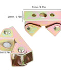 Pro Grade Magnetic V Clamp Set For Welding, 6 Piece Stainless Steel Fixture Kit dimensions detail
