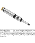 Photoelectric Edge Finder For Milling Machines, Stainless Steel Non Magnetic Centering Rod Detector, High Accuracy 0.01 To 0.02 Millimeters