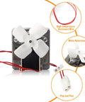 Upgraded 2.0RPM Auger Motor Replacement Part For Wood Pellet Grill Smokers with fan and nylon gears