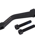 180mm Disc Brake Caliper Mount Adapter For Mountain Bikes, CNC Aluminum Alloy 7075 with screws, black