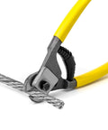 Heavy Duty 8 Inch Steel Wire Cutter and Manganese Alloy Cable Pliers Cuts 1/4 Inch Wire Like Butter No Fuss cutting through wire.