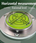 Aluminum Alloy Universal Level Tool With Magnetic Base And Water Bead Bubble Level, 50mm for precise horizontal measurement