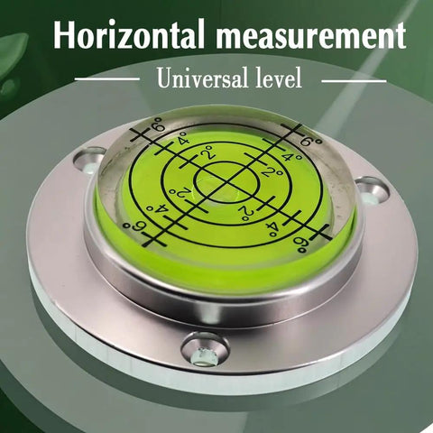 Aluminum Alloy Universal Level Tool With Magnetic Base And Water Bead Bubble Level, 50mm for precise horizontal measurement
