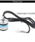 Photoelectric Incremental Encoder For Automation Systems 5 To 24V DC Input Wide Voltage Industrial Workhorse with cable