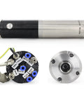 Kick Up Your Machining Game With This Badass 2.2Kw Iso20 Atc Water Cooled Spindle Motor Including A Snazzy Vfd Drive Kit, features motor and connection ports.