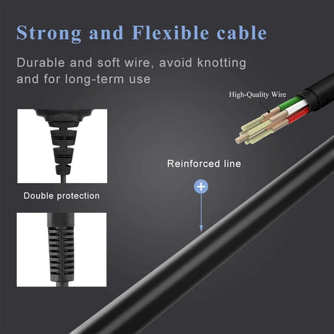 Detailed view of durable cable for Walkie Talkie Shoulder Speaker Mic With IP54 Waterproof 2 Pin K Plug Rugged Design Compatibility.