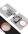 Heavy Duty Cabinet Hinge Repair Plate Kit With Soft Close Damping Quick Fix For Kitchen Cupboard Doors Anti Slam Self Closing