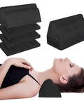 Neck And Shoulder Relaxer Cervical Traction Pillow For At Home Spine Alignment And Neck Pain Relief Neck Stretcher Device With Massager Block For Gentle Cervical Traction And Posture Support, EVA foam, 4 heights