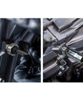 Get Your Car Running Smooth With This Self Tapping Oil Drain Plug M12x1.75 304 Stainless Steel Thread Repair Kit That Fixes Stripped Pan Threads On Cars Trucks And Suvs Fast Without Welding Or Replacing The Whole Thing Including Wrench, installed in oil pan