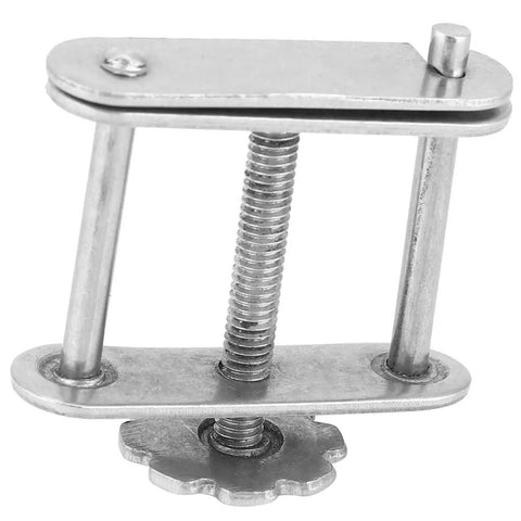 Adjustable Flow Control Tubing Clamps With Swivel Screw, Durable Iron Hose Clamp For Sealing Rubber Tubes, Electroplating Ready Lab Teaching Gear