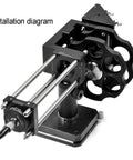 Installation diagram of Dual-Wheel 1-Inch Filter Wheel With SM1 Threaded Interface on telescope mount.