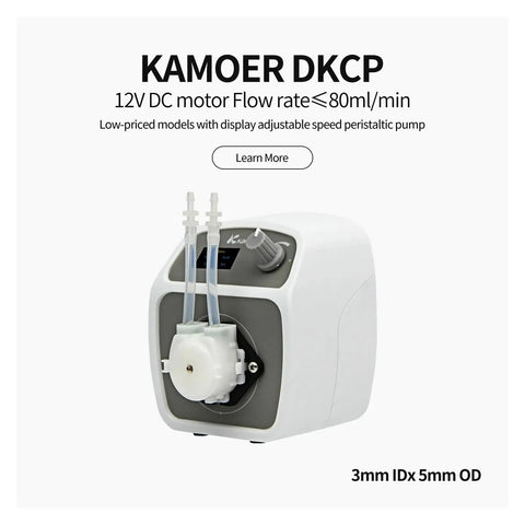 12V Peristaltic Dosing Pump With 80 Ml Min Flow Rate Capabilities Featuring Adjustable Speed Control And Foot Switch For Precise Liquid Transfer In Aquariums Hydroponics And Lab Applications