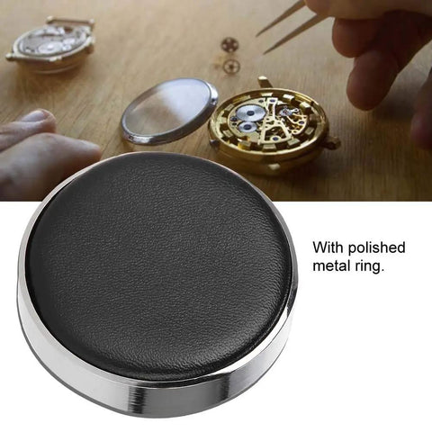 Pro Grade Watch Case Cushion Leather Pad Protector For Movement Safe Handling Replacement Pad Holder Kit For Battery Changes And Repairs Anti Slip Base With PU Top Perfect Gear For Delicate Mechanisms