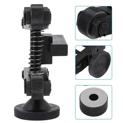 Spring Loaded Knurl Tool For Mini Lathe, Adjustable Shank, Two-Centimeter Knurling Wheels, Includes Four Spare Wheels, Built Tough