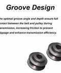 Beefy Heavy Duty Cast Iron V Belt Pulley Built To Last For Industrial And DIY Power Transmission 20mm Shaft With Optimized V Grove And High Load Capacity For Heavy Duty Applications, groove design