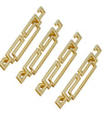 Antique Chinese Style Cabinet Pulls 4 Pack Zinc Alloy Drawer Handles With Screws Ideal Closet And Furniture Hardware 96mm Hole Spacing