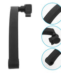 Heavy Duty Tire Balancing Machine Pull Handle Made From Quality Tough Black Plastic for wheel adjustment, showcasing detailed angles.