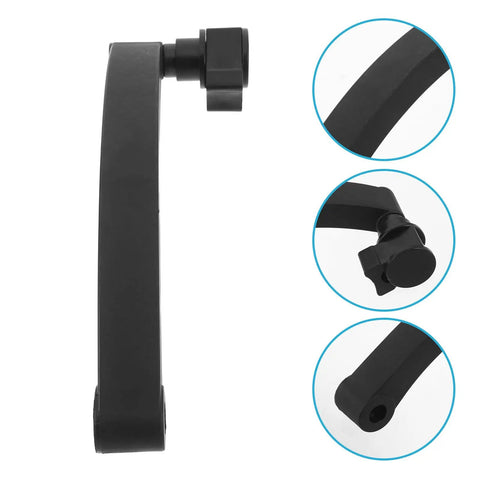 Garage Grade Tire Gauge Handle Replacement For Balancing Machine features a rugged black plastic grip and durable design.