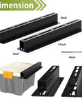 Heavy Duty Ceiling Storage Rack For Garage And Shed Overhead Organizer Shelves System Powder Coated Tote Storage Racks dimensions
