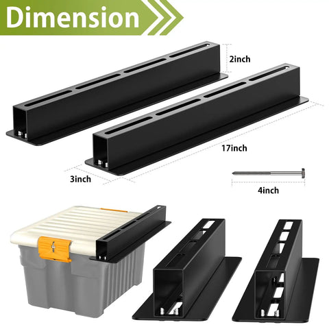 Heavy Duty Ceiling Storage Rack For Garage And Shed Overhead Organizer Shelves System Powder Coated Tote Storage Racks dimensions