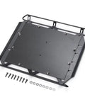 Rad Carbon Fiber Roof Rack And Luggage Carrier For Traxxas TRX6 T6 G63 6x6 1 10 Scale Rc Vehicles showing a carbon fiber frame and mounting hardware.