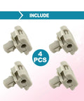 Heavy Duty Tailgate Door Lock Rod Latch Clips For Ford F150 F250 F350 Super Duty, 4 piece gray nylon set.