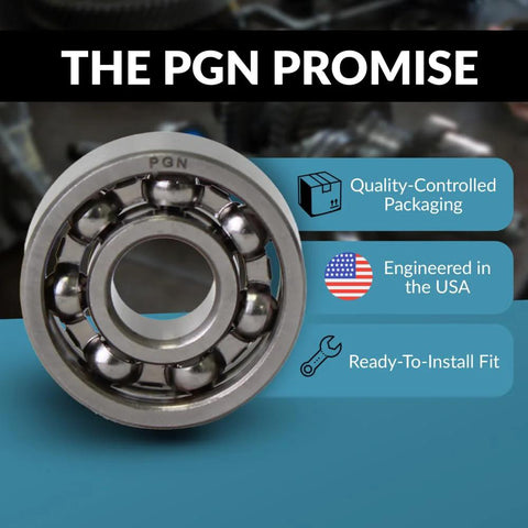 608 open chrome-steel ball bearing, 8x22x7 mm, PGN, for fidget spinners