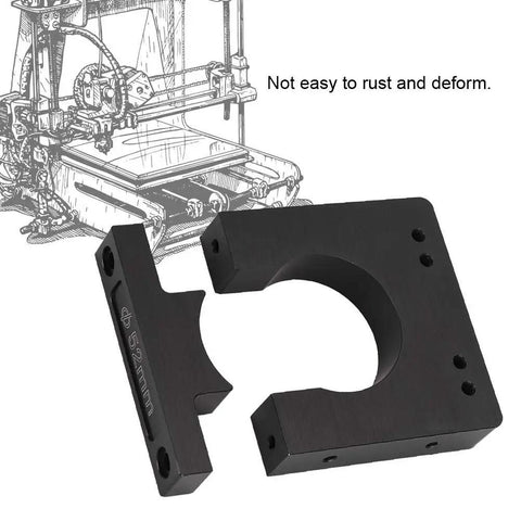 Shaft Spindle Motor Mount Kit For CNC Router And Engraving Machines 65mm Clamp Aluminum Oxide Durable Bracket
