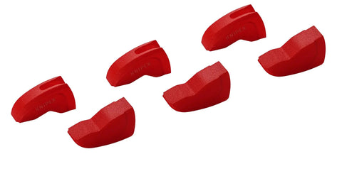 Heavy Duty Protective Jaw Covers For 7 And A Quarter Inch Cobra Pliers, red plastic smooth guards set of 3U 3L