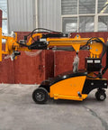 Heavy Duty Electric Glass Assembly Robot With Legit Automatic Vacuum Suction Cart and Built Tough Steel Lifter for Zero Hassle Plate Moving On Busy Job Sites, side view.