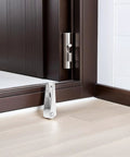 12 Piece Sliding Cabinet Door Rollers With Silent Nylon Wheels And Heavy Duty Steel Design For Rolls Like Butter Wardrobe Gliding installed under a sliding door.